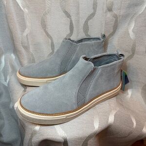 Toms Light Blue Suede Women's Shoes Size 9